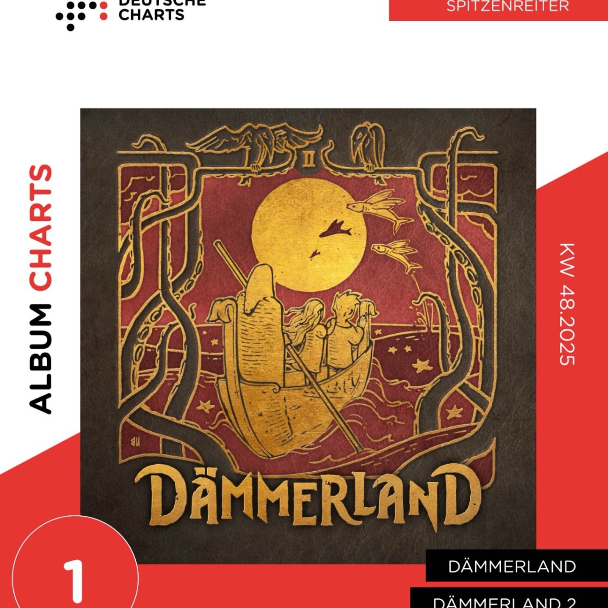 Dämmerland 2 erstmals auf Platz #1 der&nbsp;Albumcharts!